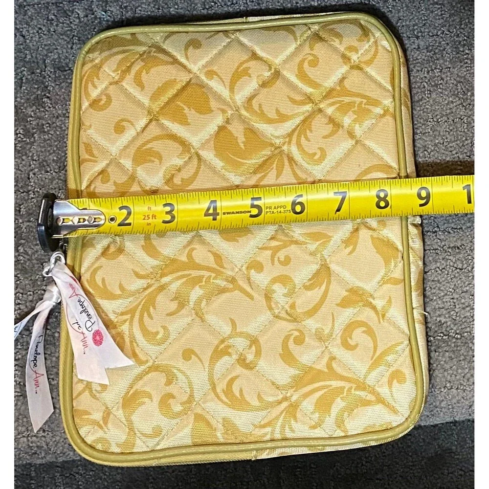 Penelope Ann Golden Topaz Padded Tablet Cover NWOT